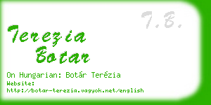 terezia botar business card